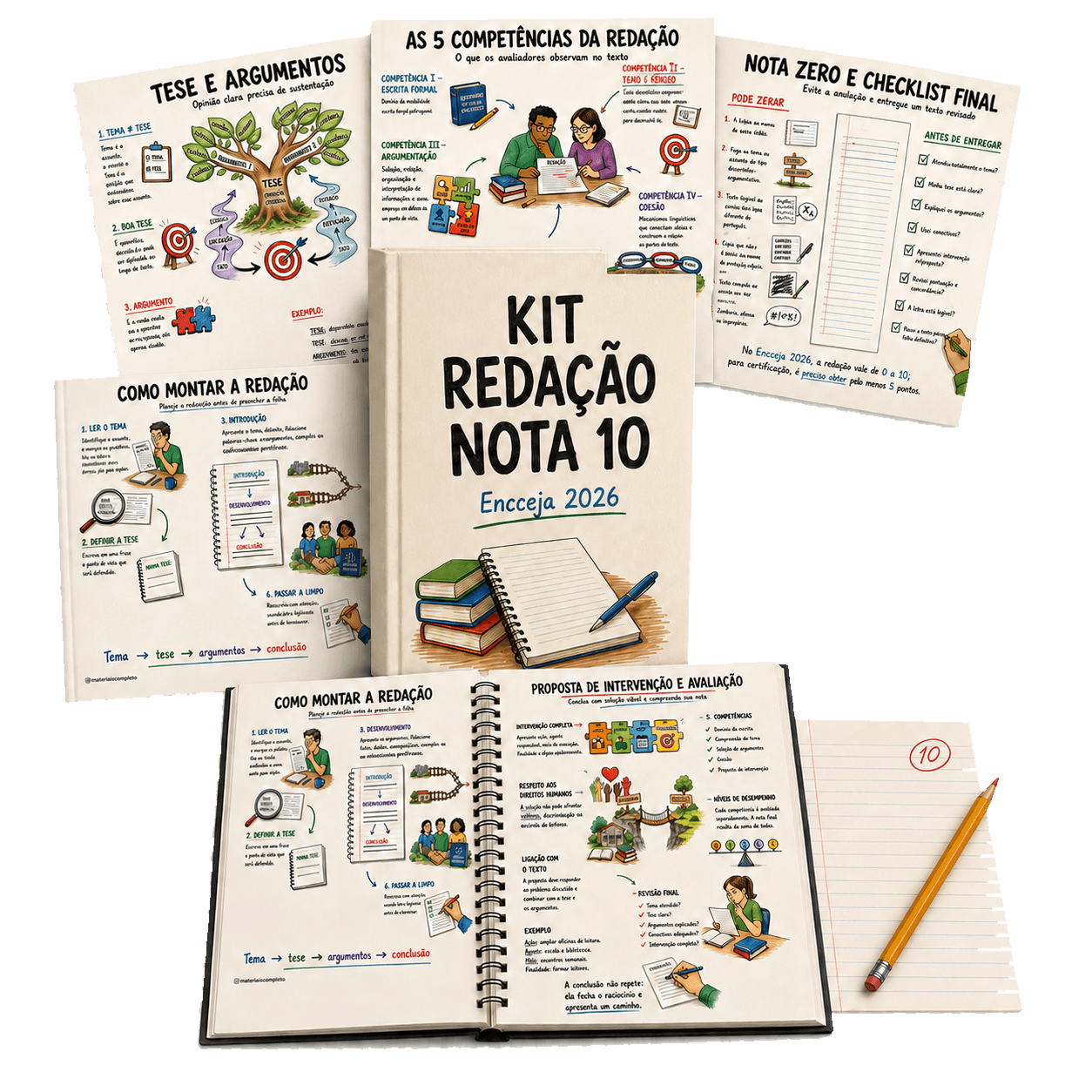 Kit Redação Nota 10