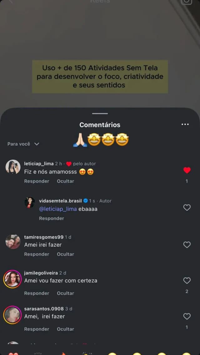 Depoimento no WhatsApp
