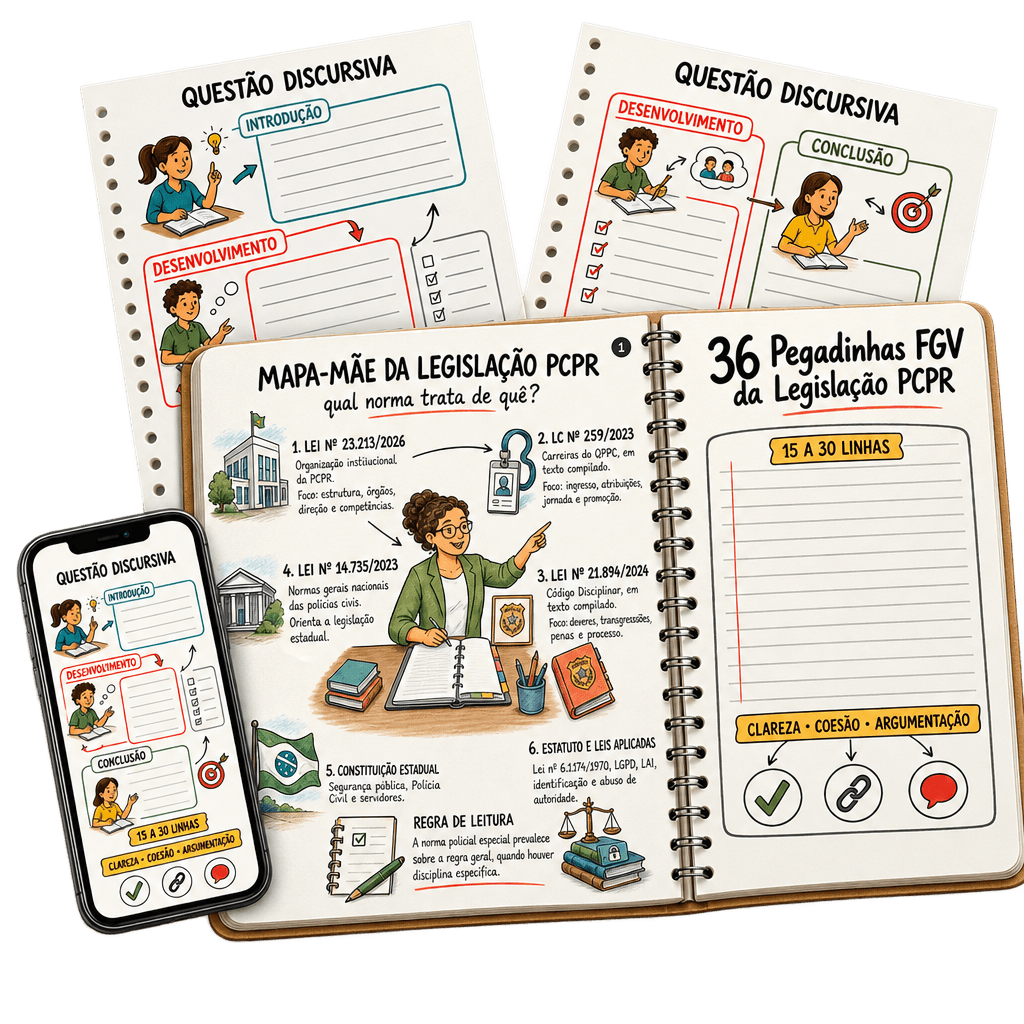 36 Pegadinhas FGV da Legislação PCPR
