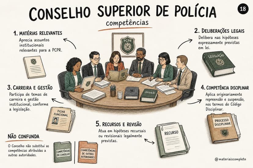 Página do material visual