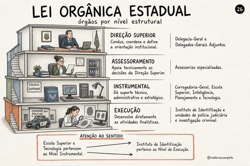 Página do material visual