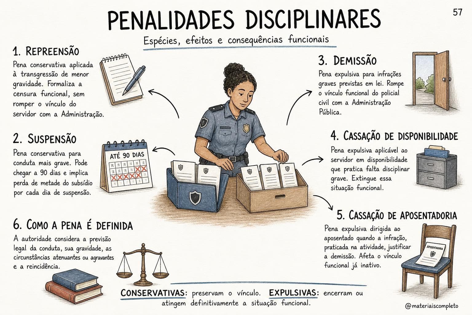 Arquivos digitais dos mapas mentais de Legislação PCPR 2026
