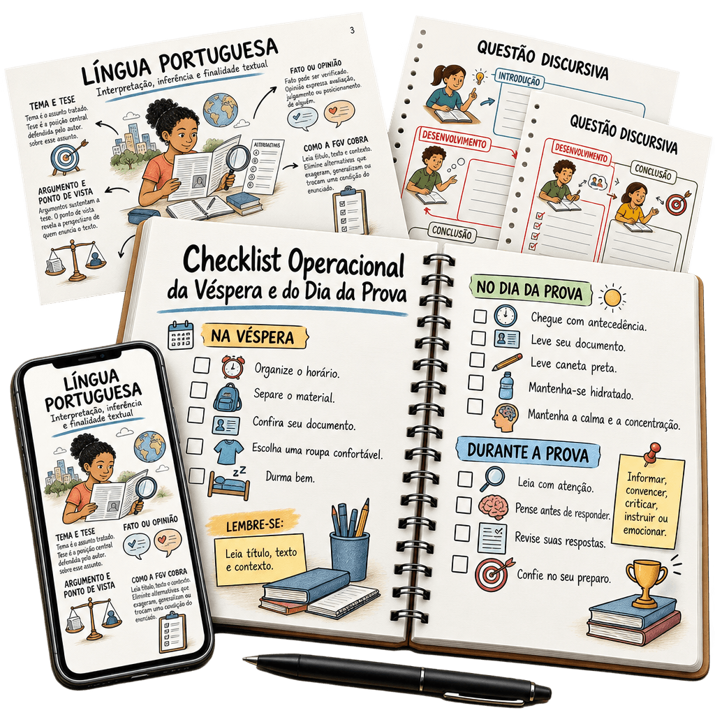 Checklist Operacional da Véspera e do Dia da Prova