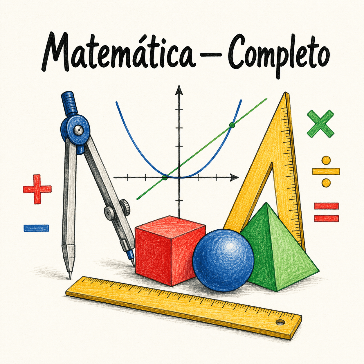 Capa do material Matemática — Completo