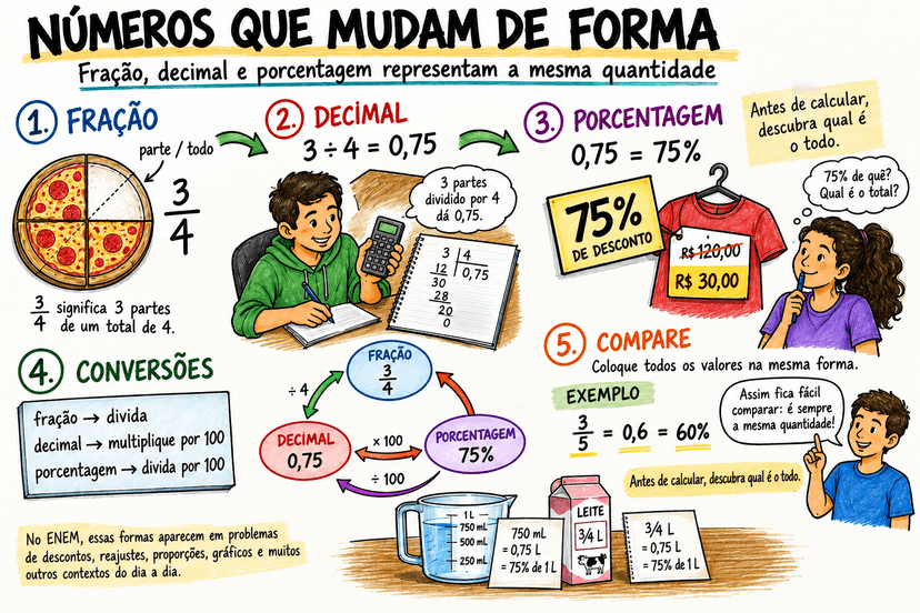 Página do material visual