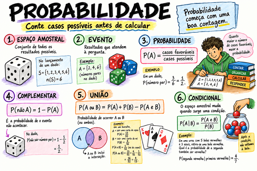 Página do material visual