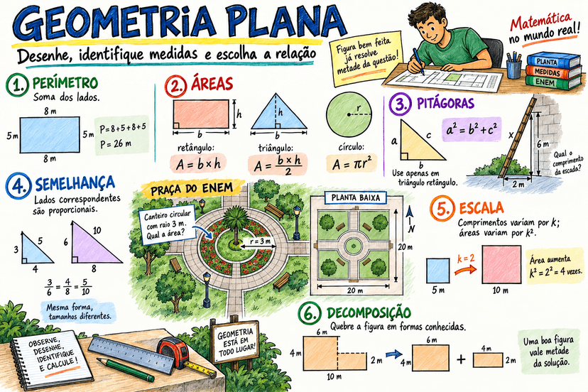 Página do material visual
