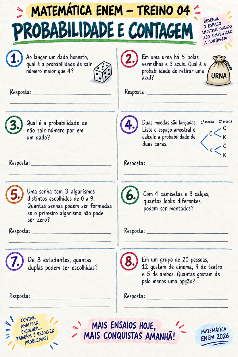 Página do material visual