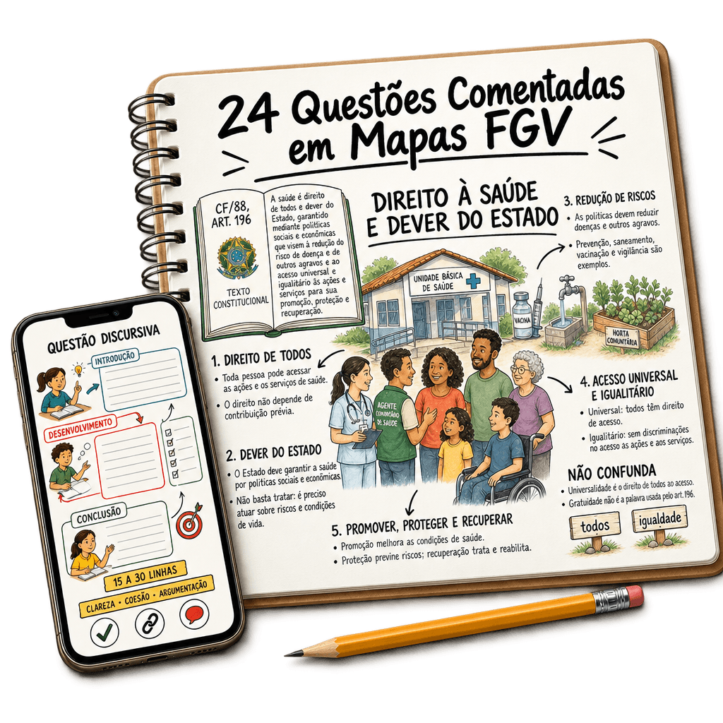 24 Questões Comentadas em Mapas FGV
