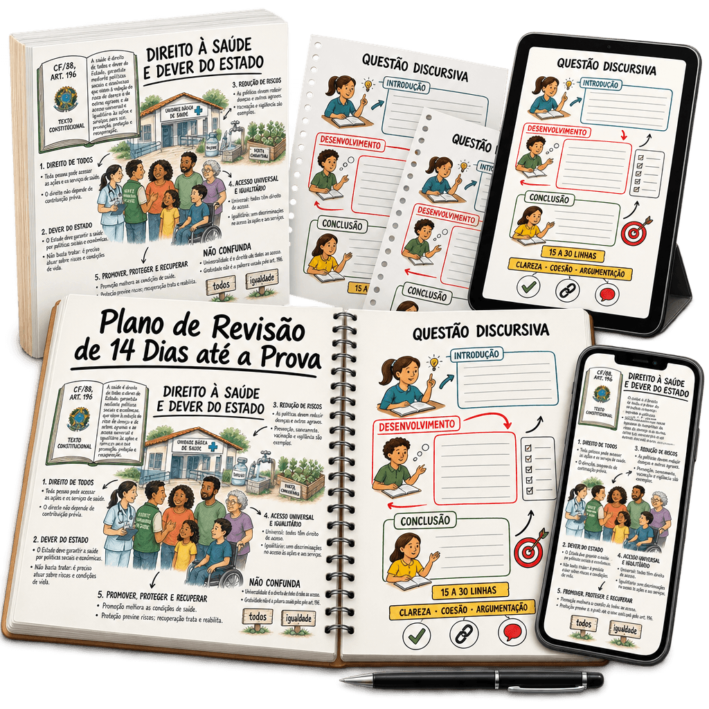 Plano de Revisão de 14 Dias até a Prova